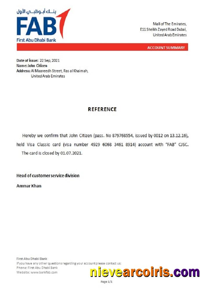 UAE FAB closure reference